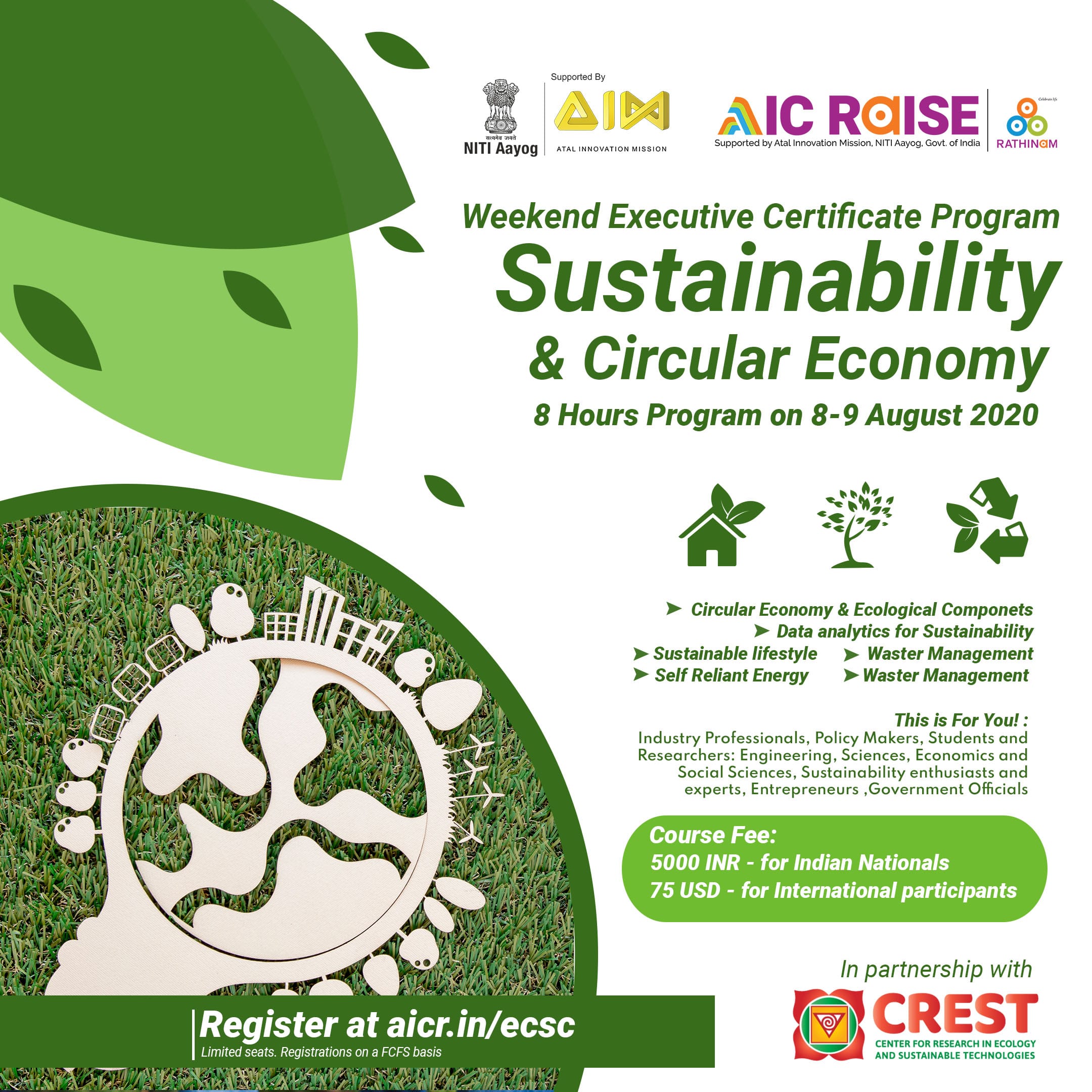Weekend Executive Certificate Program Sustainability & Circular Economy